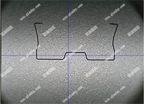 五金彈片弧度測量，μm級精度測量實例（圖例）