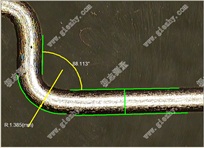 影像測量儀高精度測量金屬沖壓件案例（圖例）