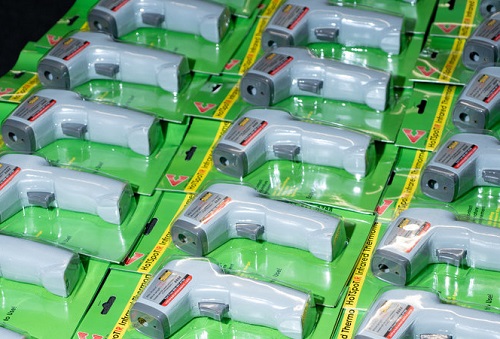 極志測量體溫槍外殼各項尺寸,高精度換來安心生活 極志測量體溫槍外殼各項尺寸,高精度換來安心生活